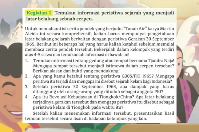 analisis cerpen tanah air terbaru