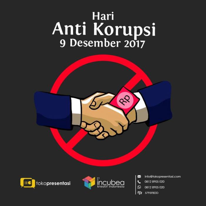 gambar poster anti korupsi terbaru