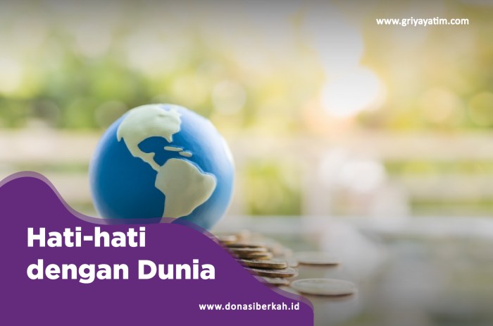 dunia hanyalah kesenangan yang menipu