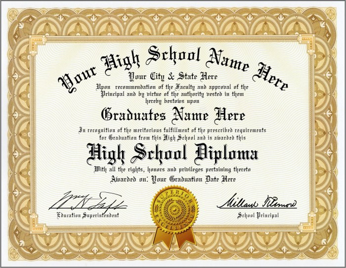 high school diploma artinya terbaru