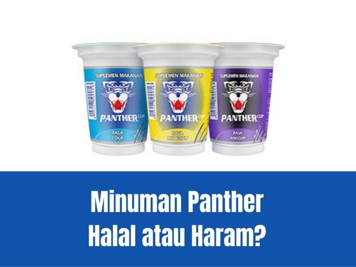 minuman panther halal atau haram