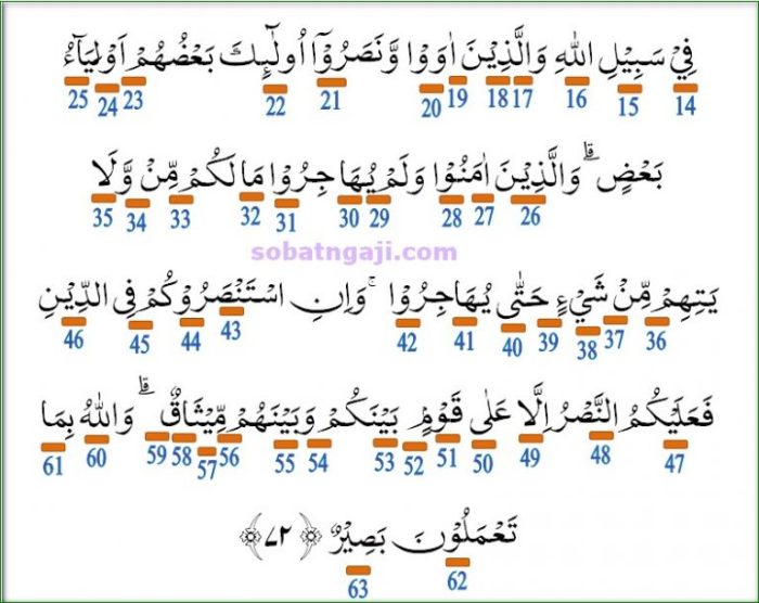 ayat tajwid anfal surah presentasi surat