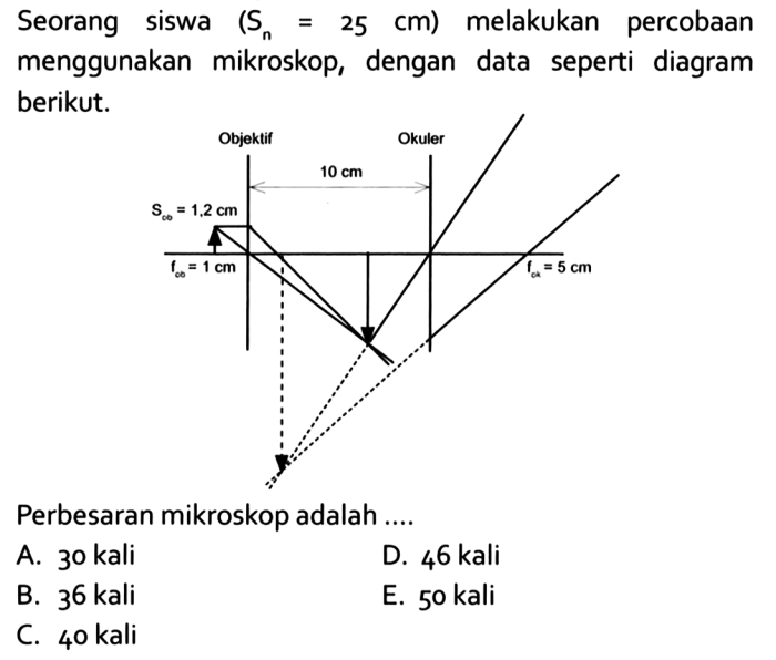 seorang siswa melakukan percobaan