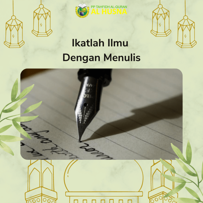 ikatlah ilmu dengan menulis terbaru