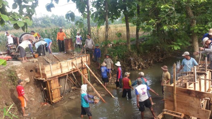 contoh pengumuman gotong royong