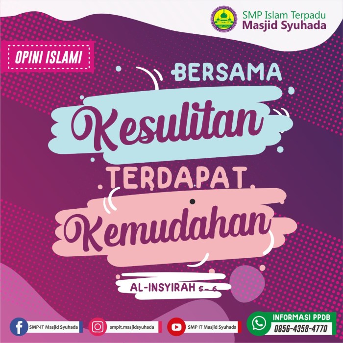 kesulitan kemudahan pasti balik khutbah jum