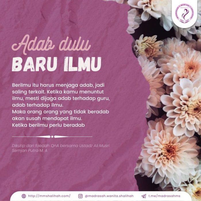 ceramah tentang adab dan ilmu terbaru