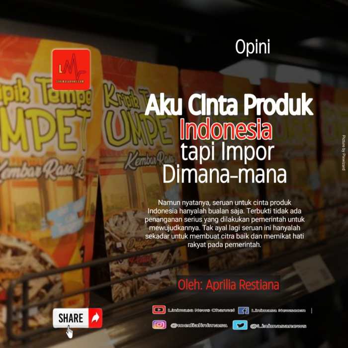 slogan cinta produk indonesia terbaru