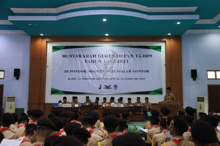 Musyawarah gugus depan dilaksanakan setiap