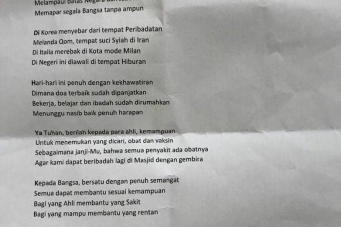 puisi bahasa inggris 3 bait