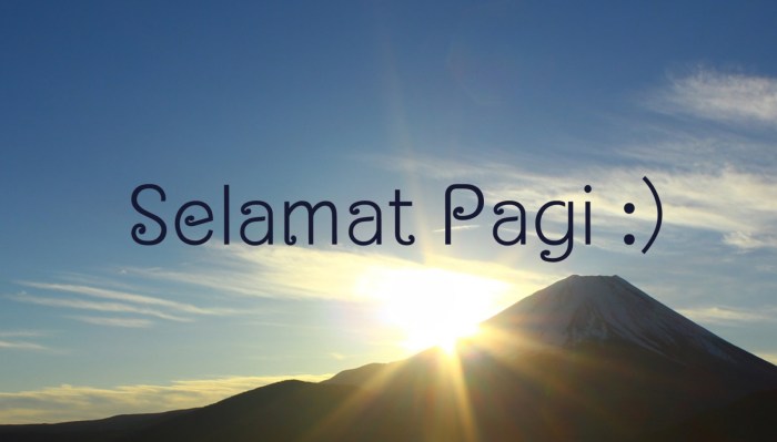 bahasa padang selamat pagi terbaru