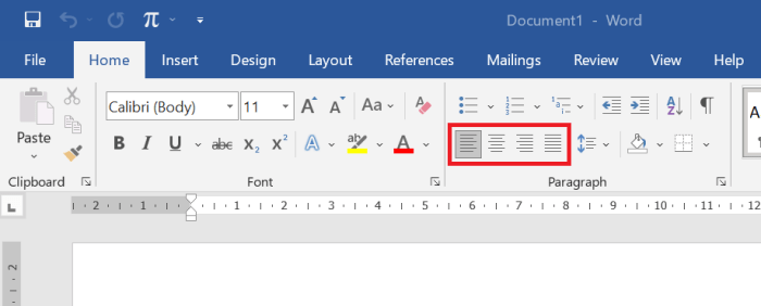 align text left berfungsi untuk