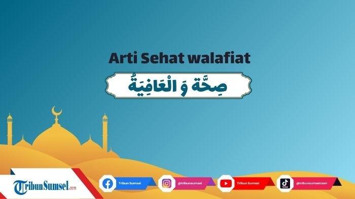 bahasa arab sehat walafiat terbaru