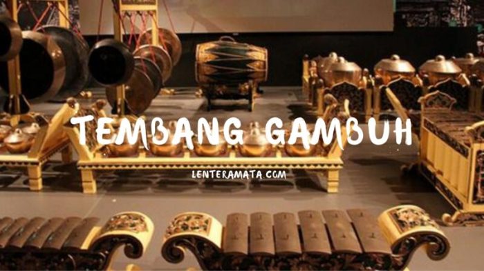 tembang gambuh tema agama