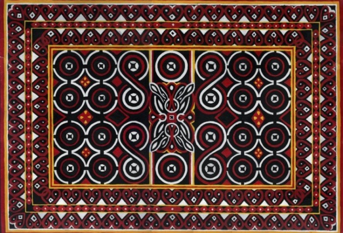 hias ragam geometris contoh jenis toraja motif ornamen pola sulawesi seni dekoratif bentuk menggambar kerajinan pengertian lunak hiasan figuratif budaya