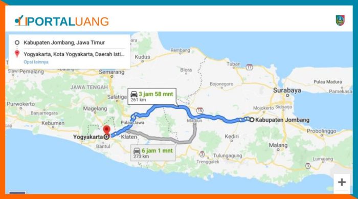 pemalang tegal berapa jam