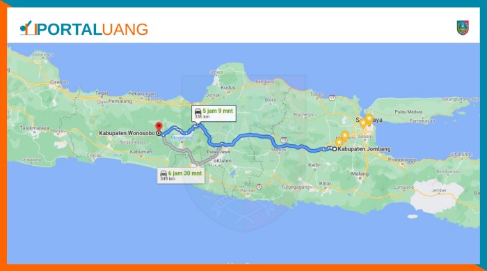 wonosobo magelang berapa jam terbaru