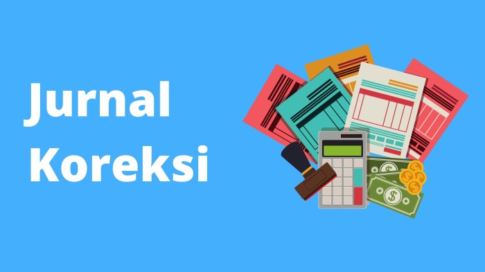 cara membuat jurnal koreksi