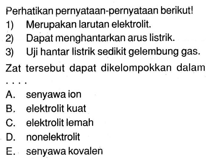 pernyataan berikut yang tidak terbaru