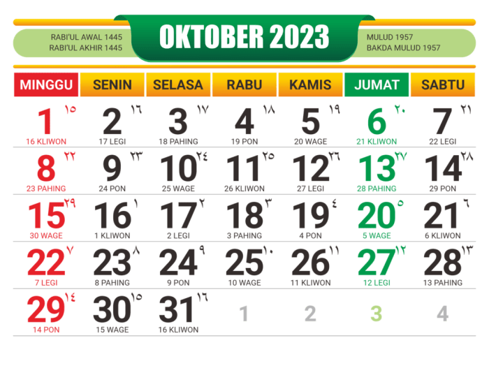 kalender jawa tahun 1978 terbaru