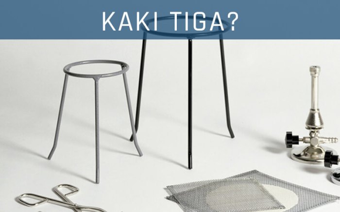 gambar kaki tiga dan fungsinya