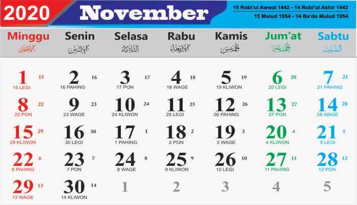 jawa kalender maret