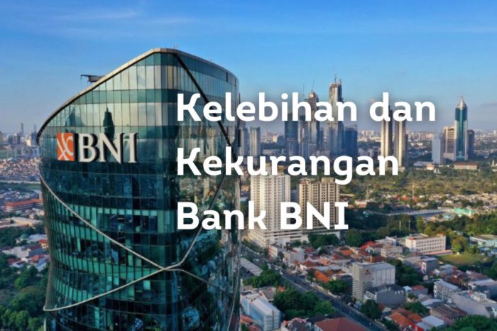 kelebihan dan kekurangan bank bni terbaru