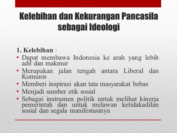 kelebihan dan kekurangan pancasila