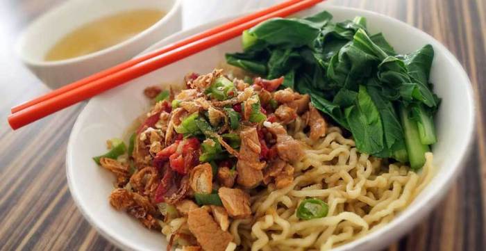 mie ayam peluang usaha sawi mencicip keuntungan gurihnya masakan