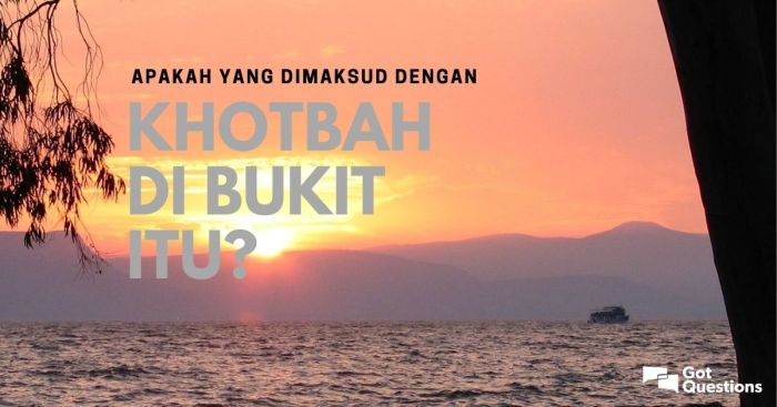 khotbah di bukit matius 5 1 12 terbaru