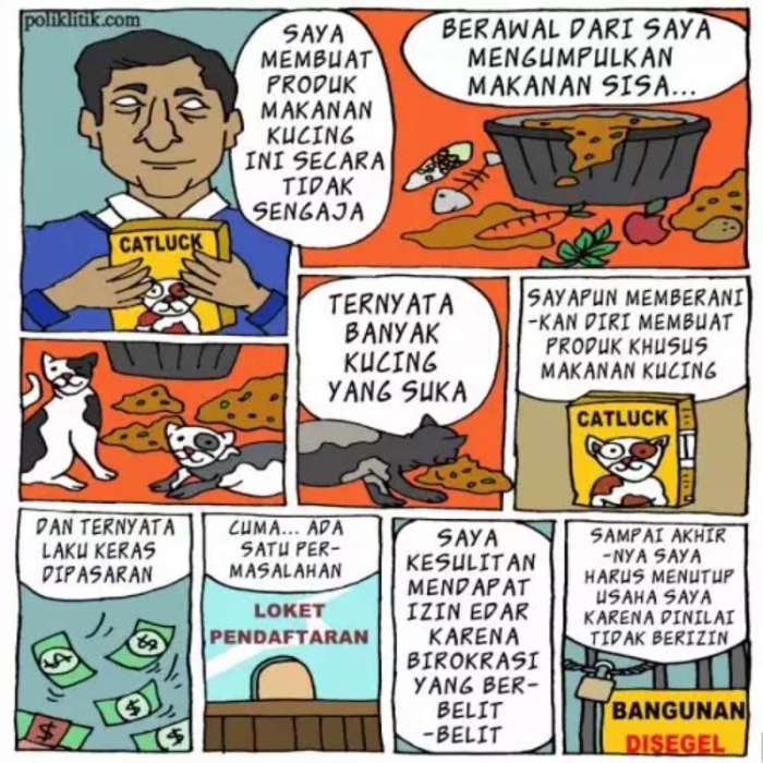 komik anekdot sindiran politik terbaru