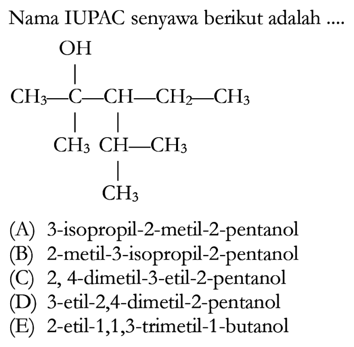 Menurut iupac senyawa tersebut diberi nama