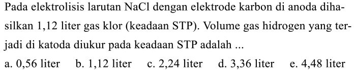 leburan nacl dengan elektrode grafit