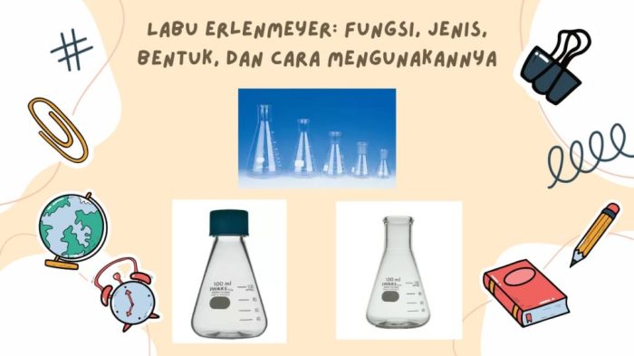 erlenmeyer flask labu laboratorium ml kimia beserta fungsi fungsinya flasks conical larutan beaker membuat digunakan selalu sugestões autoklaf