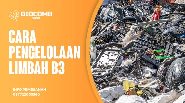 limbah tangga bahan berbahaya menangani beracun sebutkan