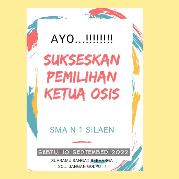 cerpen pemilihan ketua osis terbaru