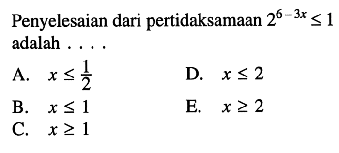 penyelesaian dari 4 2y 3 4y 10 adalah