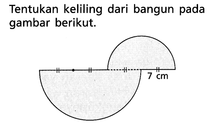 Tersebut tentukan bangun keliling luas