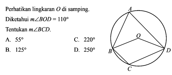 Perhatikan lingkaran o di samping diketahui