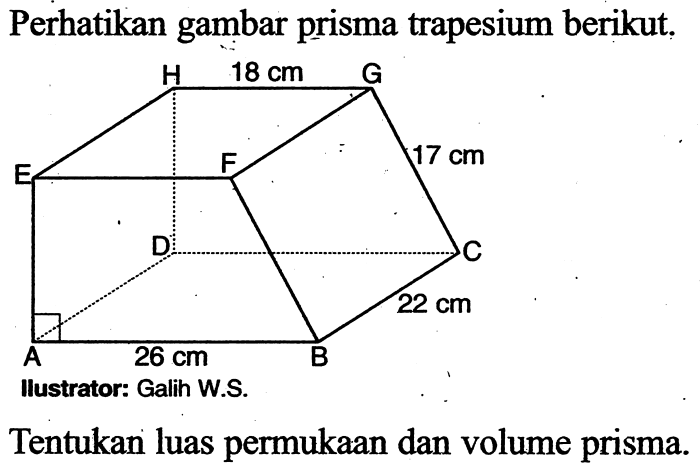 perhatikan gambar prisma berikut terbaru