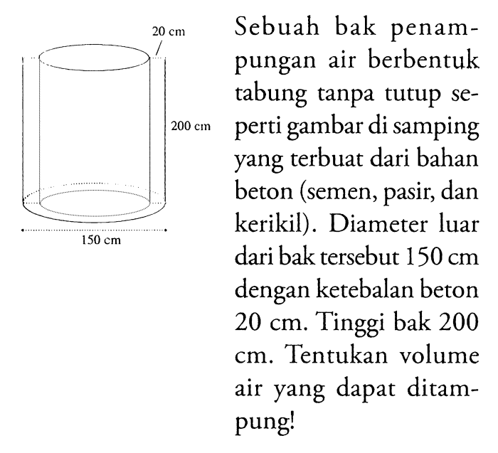 sebuah bak penampungan air terbaru