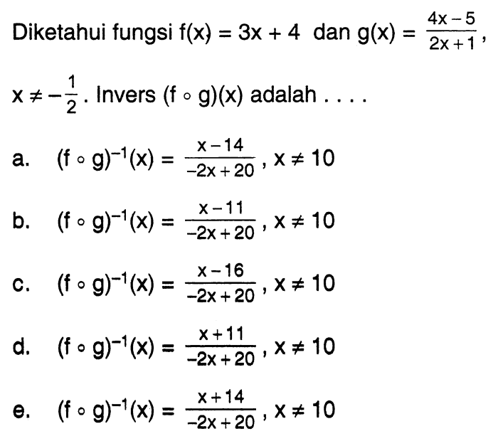 fungsi diketahui jika rumus menentukan salah lain