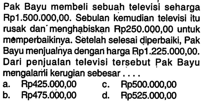 Pak jatmiko membeli ponsel seharga rp3.500