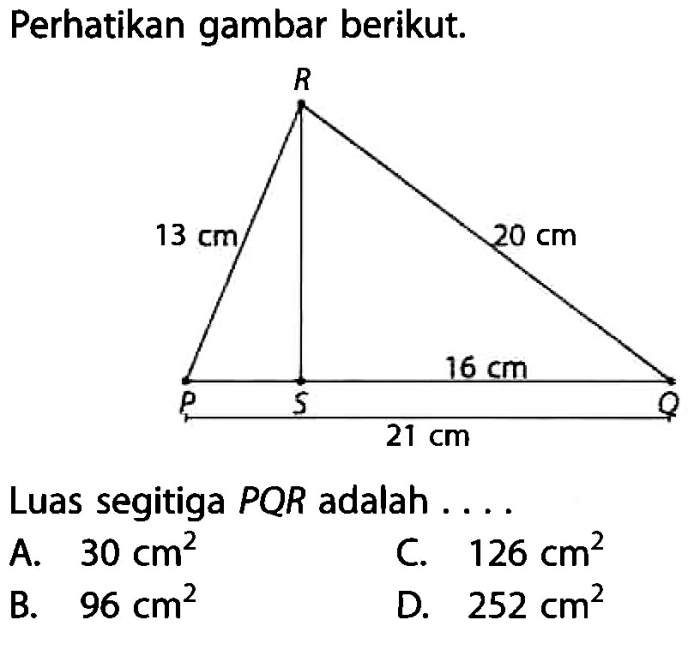 segitiga pqr dn sudut