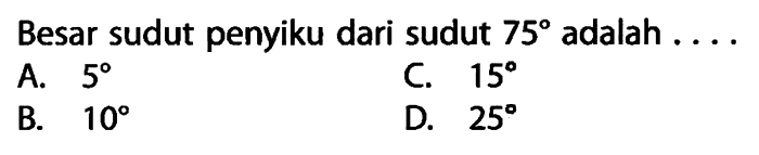 suplemen sudut 78 adalah