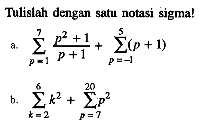 tulislah dengan notasi faktorial