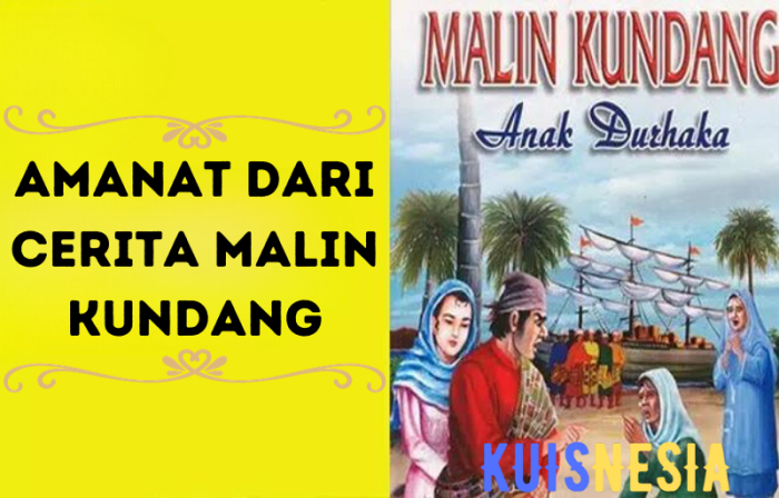 analisis cerita malin kundang