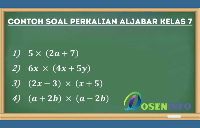 contoh soal perkalian aljabar