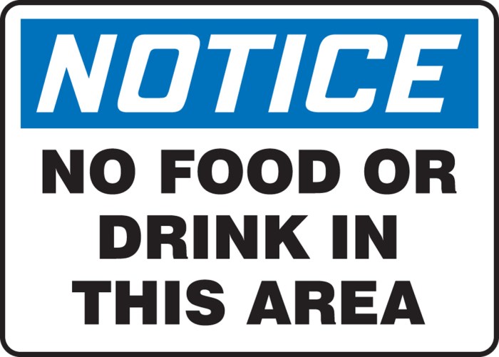 allowed drink food sign area notice signs s2 1047 sku file resolution ansi graphic price buy vhv rs zoom mydoorsign