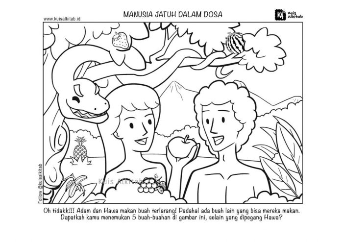 gambar manusia jatuh dalam dosa